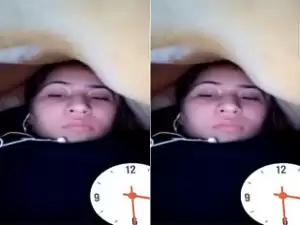 Cute Desi Girl Shows For Lover