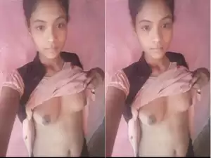 Desi Village  girl Shows Her Boobs and Pussy part 4
