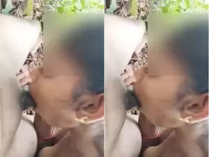 Desi village Wife Blowjob and Fucked In Jungle Part 2