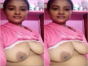 Sexy Desi Wife Bathing and Shows Milky Boobs Part 2