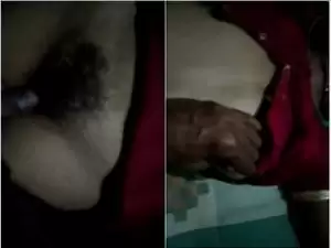 Exclusive-Desi Village Bhabhi Boob sucking and hard Fucked By Hubby
