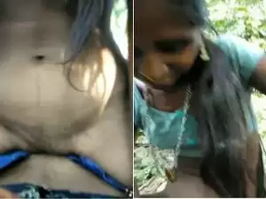 Desi Village Girl Blowjob and Ridding Lover Dick outDoor sex
