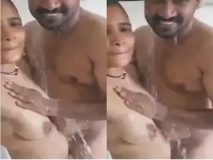 Desi Lover Bathing and Fucking Part 2