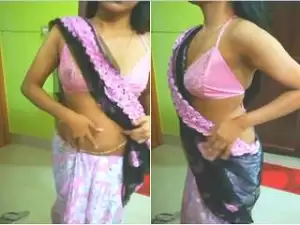 Exclusive- Desi Girl Ramya Strip Tease her Saree