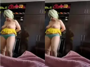 Desi Wife Wearing Cloths Part 2