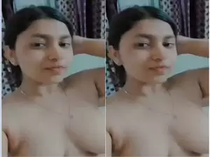 Sexy Desi Girl Record Selfie