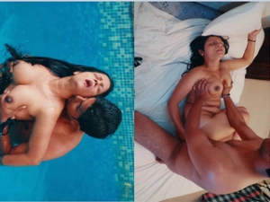 Sexy Behan Ko Bhai Ne Daba Ke Choda Swimming Pool Me