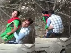 Exclusive- Desi Randi Bhabhi Outdoor Sex
