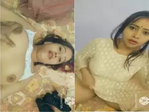 Desi Wife Boobs pressing and Fucking