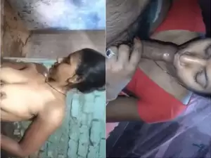Desi Vlg Wife Bathing and Blowjob Part 1