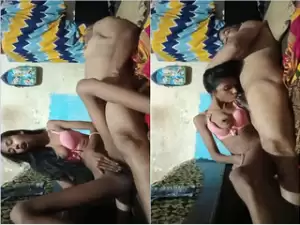 Desi Slim Wife Blowjob and Fucking