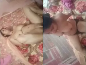 Desi Bhabhi Blowjob and Standing Fucked