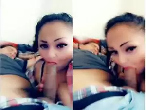 Exclusive- Sexy NRI Girl Sucking lover Dick