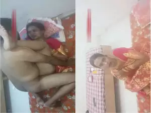 Kavita Vahini in Saree Fuck with Tatya at Wedding Night