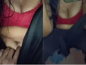 Desi Wife Boobs pressing
