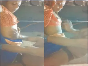 Desi Wife Boobs Pressing and Fucking