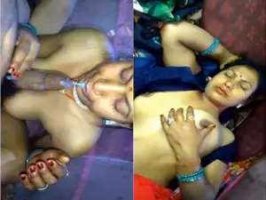 Horny Desi Bhabhi Blowjob and Masturbating Part 1