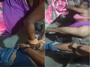 Desi Paid Randi Bhabhi Blowjob and Fucking