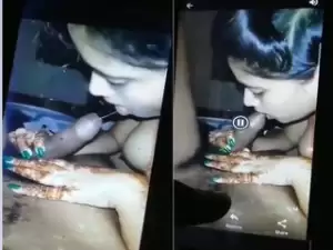 Sexy Desi Wife Blowjob