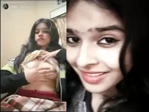 Cute Desi Shy Girl Shows boobs