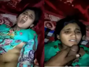 Desi Shy Girl Blowjob and Fucking