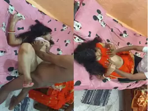 Desi Wife Boobs pressing and Fucking