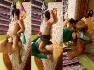 Sexy boudi blowjob fucking hard