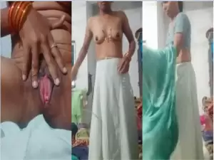 Telugu Bhabhi Shows Her Boobs and Pussy