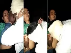 Desi Wife Boobs Sucking