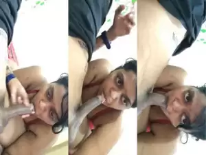 Sexy Desi Wife blowjob