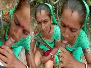 Desi Mature Wife Blowjob
