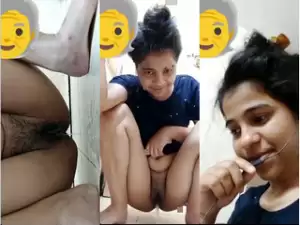 Sexy Desi Girl Shows her Boobs and Fingering Part 3