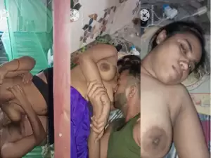 Desi Wife Boobs Sucking and Fucking