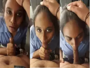 Cute Desi Girl Sucking Dick