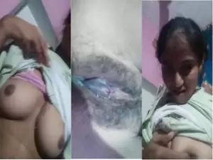 Horny Desi girl Shows Her Boobs and pussy Part 2