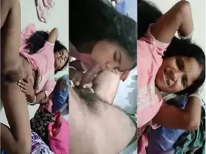 Horny Desi Bhabhi Blowjob and Fucking