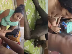 Horny Desi Bhabhi Blowjob and Fucking