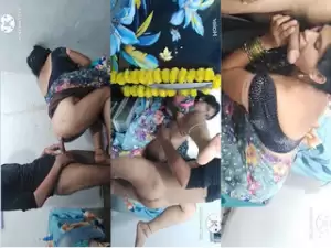 Desi Bhabhi Blowjob and Fucked In Doggy Style