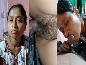 Desi Wife Blowjob and Fucking