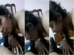 Desi Girl Sucking Lover Dick