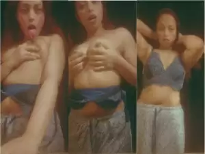 Horny Desi girl Shows her Boobs and Masturbating Part 1