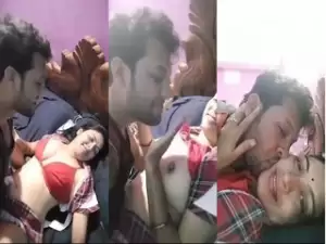 Sexy Desi Wife Boobs Pressing and FUcking