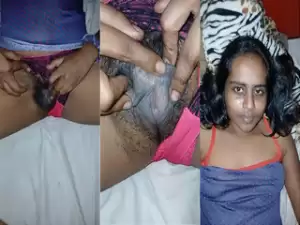 Desi Tamil Wife Shows Boobs and Pussy