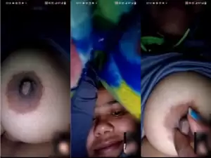 Desi Bhabhi Shows her Boobs on VC Part 2