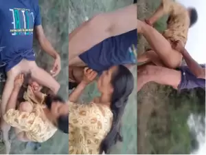 Desi Vlg Wife Blowjob and OutDoor Fucking