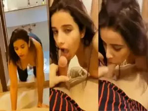 Cute Desi girl Sucking Lover Dick