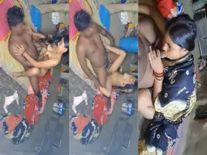 Desi Salu Bhabhi Blowjob and Ridding Dick