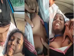 Desi Mallu Lover Kissing and Boobs Sucking