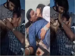 Desi Three Some Romance and Kissing