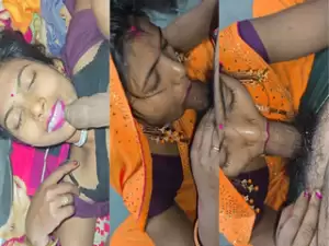 Desi Bhabhi Sucking Dick